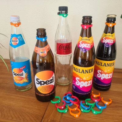 Vòng đánh dấu chai kẹp Clip-on (Marker Rings)