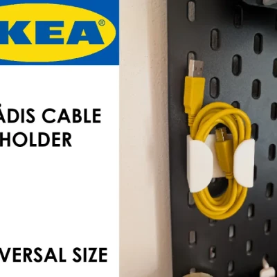 Kẹp giữ dây cáp cho IKEA Skådis (IKEA Skådis Cable Holder)