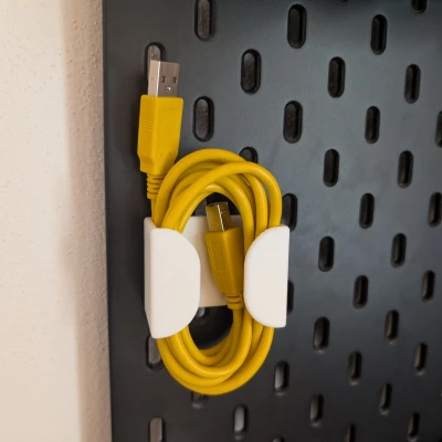 Kẹp giữ dây cáp cho IKEA Skådis (IKEA Skådis Cable Holder)
