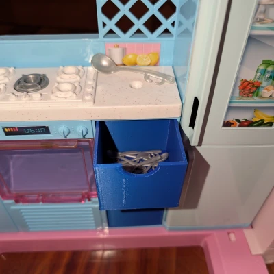 Ngăn kéo cho bếp Barbie Dreamhouse (Barbie dreamhouse drawer)