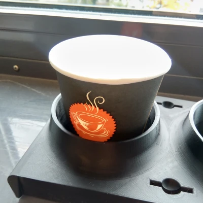 Giá để ly cho Mercedes-Benz W124 (có khe để xu)