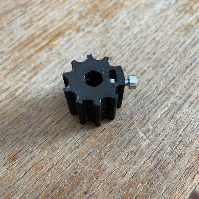 Đầu giữ bit tua vít nhỏ gọn cho chỗ hẹp, khóa bằng ốc M3