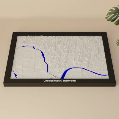 Christchurch, Burwood, New Zealand - Bản thu nhỏ 3D