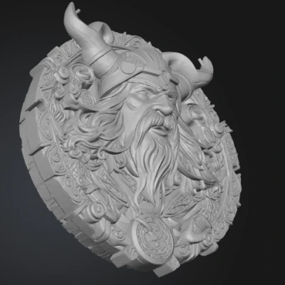 Viking_Schild – Khiên Viking treo tường