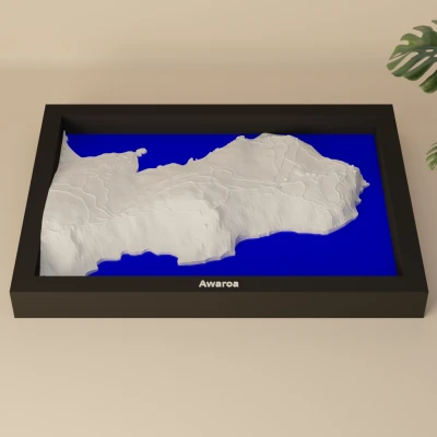 Awaroa, New Zealand - Mô hình thu nhỏ 3D