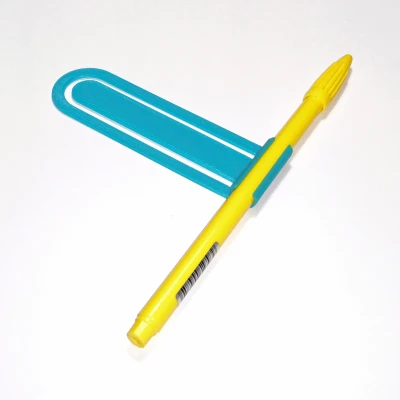 Bookmark mỏng có chỗ giữ bút (pen holder)
