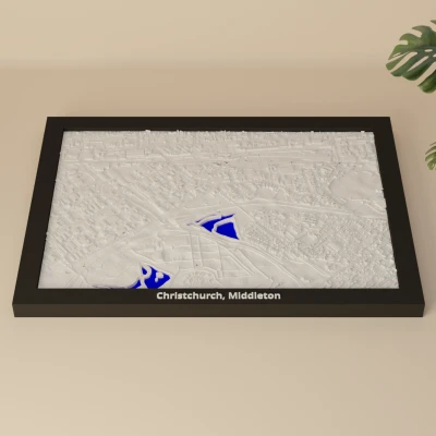 Christchurch, Middleton, New Zealand - Mô hình thu nhỏ 3D