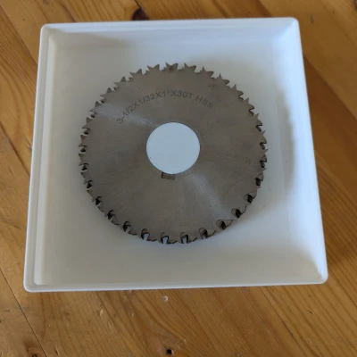 Khay Gridfinity lưu trữ lưỡi cưa xẻ rãnh (Slotting Blade Storage Tray)