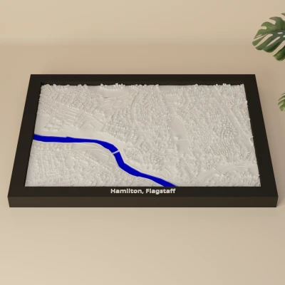 Hamilton, Flagstaff, New Zealand - Mô hình thu nhỏ 3D