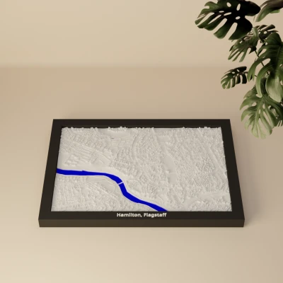 Hamilton, Flagstaff, New Zealand - Mô hình thu nhỏ 3D