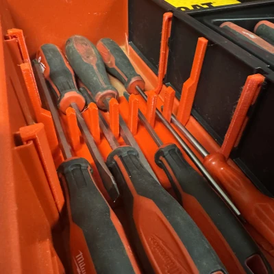 Khay Sắp Xếp Tua Vít 3 Ngăn Kéo (3 Drawer Screwdriver Organizer)