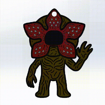 Stranger Things Demogorgon - Móc khóa