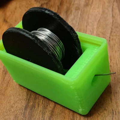 Gridfinity khay giữ cuộn thiếc hàn 2x1 (kèm cuộn trống)