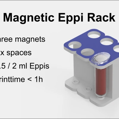 Kệ nam châm cho ống phản ứng 1.5–2 ml