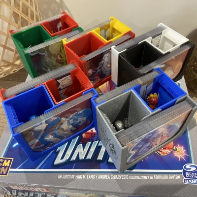 Khay nhân vật MARVEL UNITED (Core set) cho nhân vật & thẻ (sleeve)