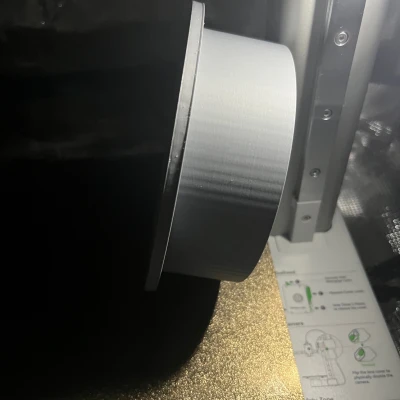 Nắp che lỗ tường caldaia Ø trong 12cm / Ø ngoài 14cm