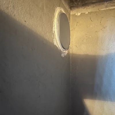 Nắp che lỗ tường caldaia Ø trong 12cm / Ø ngoài 14cm