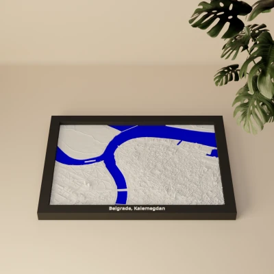 Belgrade, Kalemegdan, Serbia - Mô hình thu nhỏ 3D