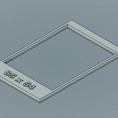 Stencil khung Poleroid mini 85mm x 54mm