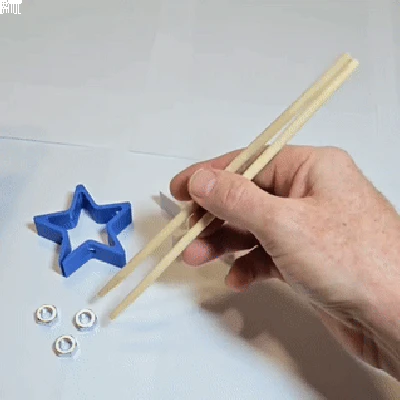 Dụng Cụ Tập Gắp Đũa Sushi Hình Ngôi Sao