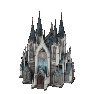 Mẫu 3D Nhà thờ lớn (Cathedral)