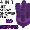 Đầu phun vòi nước 4 trong 1 (Hose Nozzle Spray Adapter 4 in 1) - Thumbnail 2