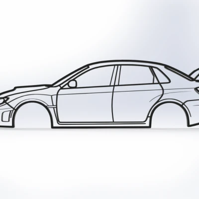 Tranh treo tường Subaru Impreza WRX STI Gen 3 “Stink Eye” (khoảng 2011)