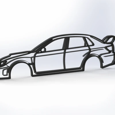 Tranh treo tường Subaru Impreza WRX STI Gen 3 “Stink Eye” (khoảng 2011)