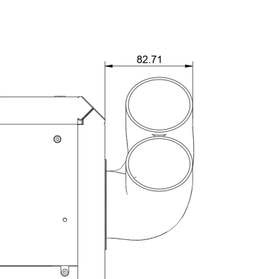 Prusa CORE One – Ống dẫn khí xả bên hông (Side Air Exhaust Ducts)