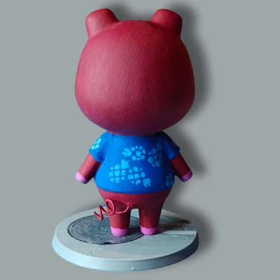 Rasher Animal Crossing – Mô hình in 3D & sơn acrylic