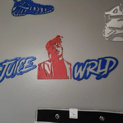 Juice WRLD Wall Art – Tranh treo tường nhiều lớp in 3D