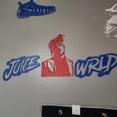 Juice WRLD Wall Art – Tranh treo tường nhiều lớp in 3D