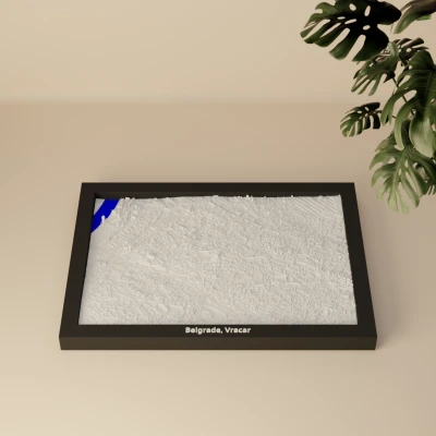 Belgrade, Vracar, Serbia - Mô hình thu nhỏ 3D