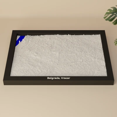 Belgrade, Vracar, Serbia - Mô hình thu nhỏ 3D