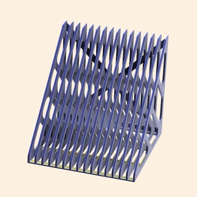 Kệ đựng đĩa Vinyl (15 khe)