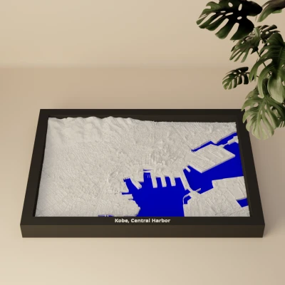 Kobe, Central Harbor, Japan - Mô hình thu nhỏ 3D