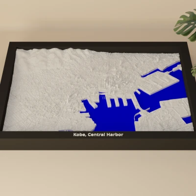 Kobe, Central Harbor, Japan - Mô hình thu nhỏ 3D