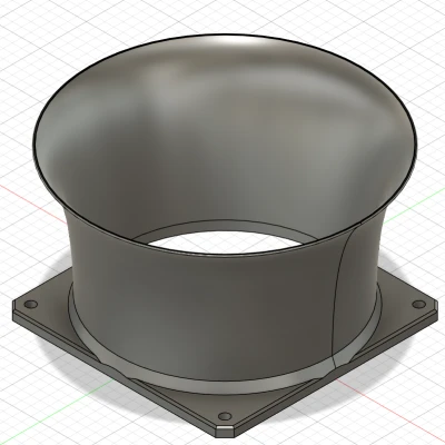 Inlet/Outlet quạt PC Case 120mm (Bellmouth)