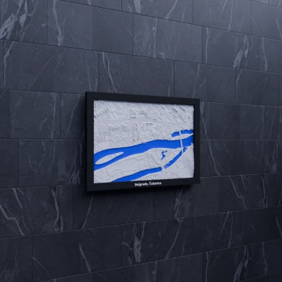 Belgrade, Čukarica, Serbia - Mô hình thu nhỏ 3D