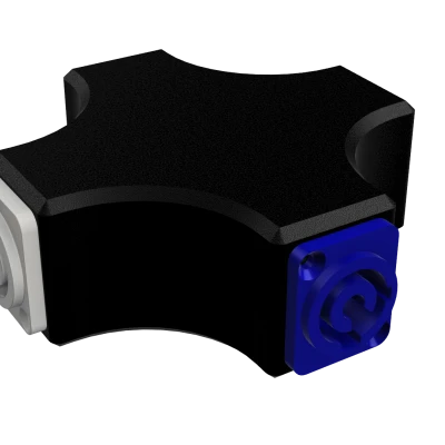 Hộp chia PowerCON / SpeakON 1:3