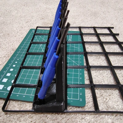 Giá để tua vít chính xác Gridfinity 5x1 (Precision Screwdriver Stand)