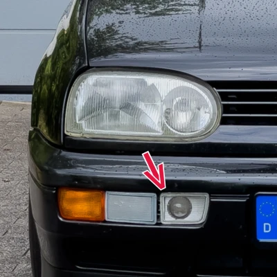 Nắp che đèn sương mù cản trước VW Golf 3 (VW Golf 3 Fog Light Coverd)
