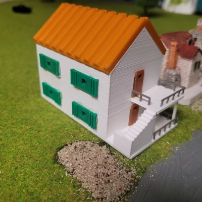 Nhà Balkan Dalmatian TT 1:120 / Dalmatska balkanska kuća TT 1:120