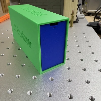 Hộp đạn .22 Creedmoor in 3D (Nắp khóa nam châm) – 3D Printable