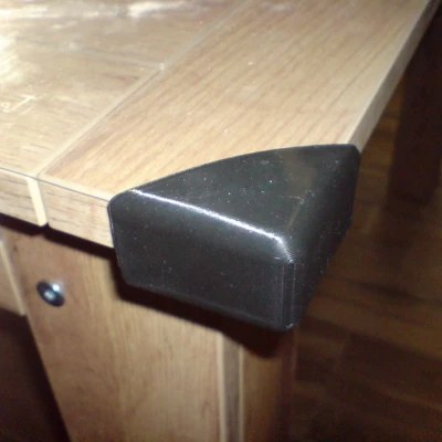 Miếng đệm bảo vệ góc bàn (Table corner bumper) tháo rời cho ván 18mm