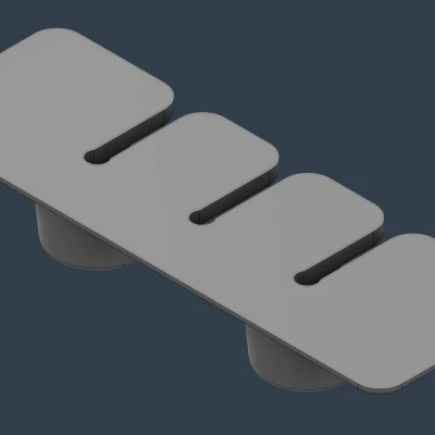 Bộ quản lý dây cáp cho bàn làm việc (Office Desk Cable Manager)