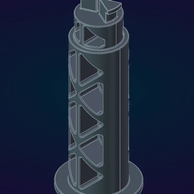 Giá đỡ cuộn Prusa - Bản nhỏ cho spool 1kg