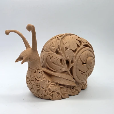 Ốc Sên Khắc Hoa Văn Tinh Xảo