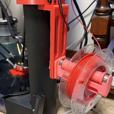 Giá đỡ filament holder gắn trụ cho Flsun QQ-S Pro