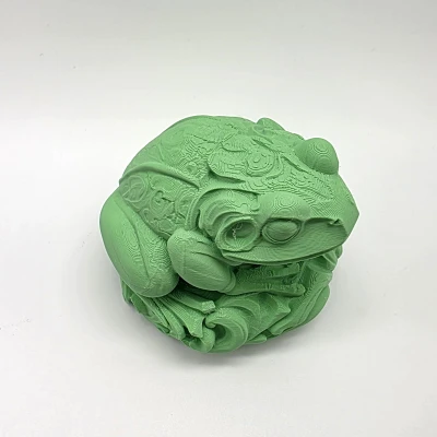 Tượng Ếch Chạm Khắc (Carved Frog Sculpture)